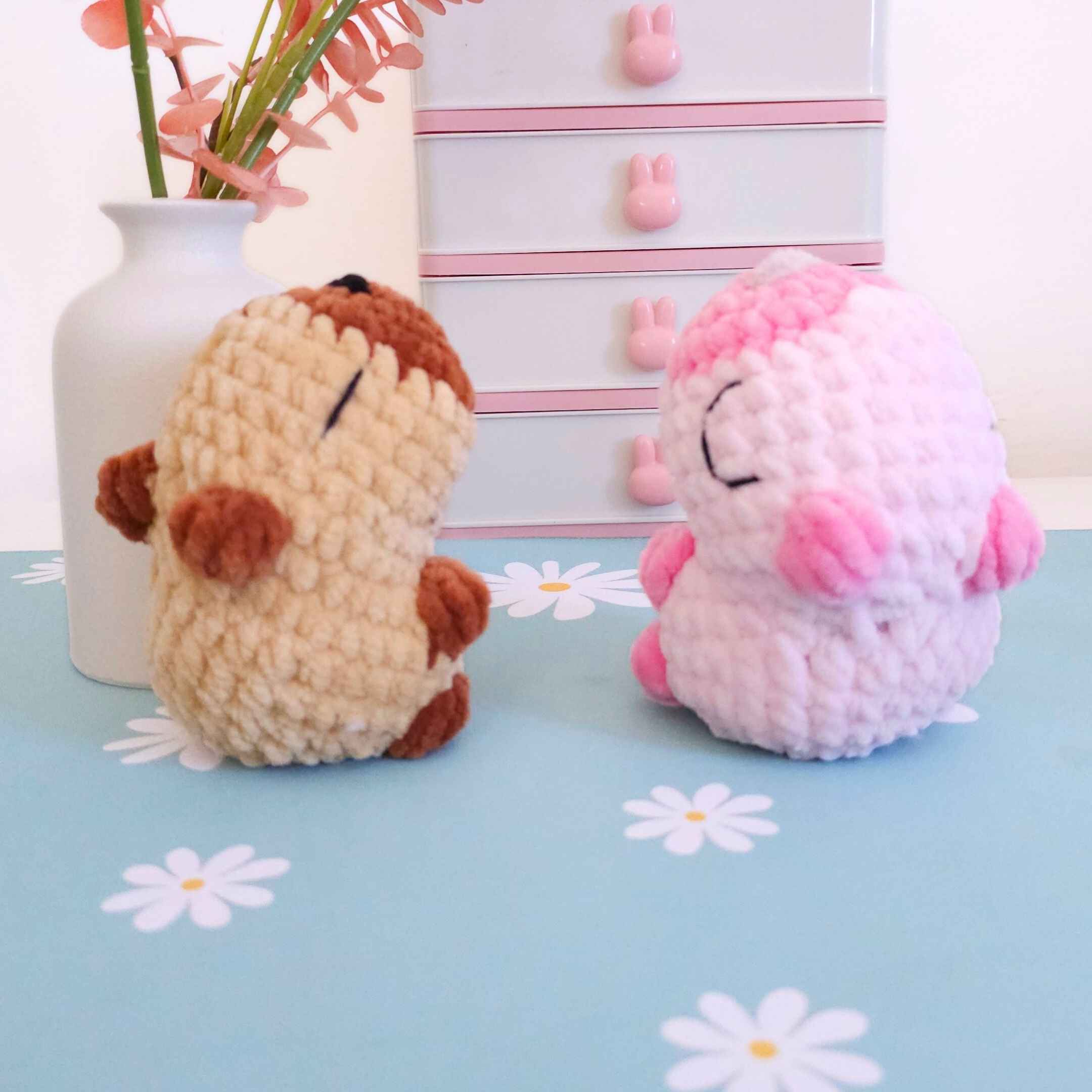 Cute Capybara No-Sew Amigurumi Crochet Pattern PDF - HUGurumi