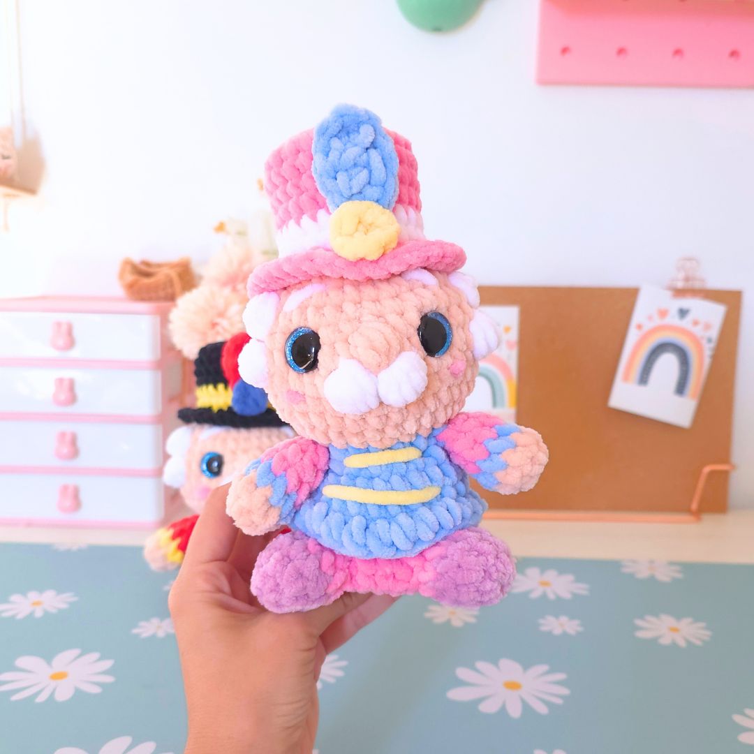 Mini Nutcracker – Low-Sew Amigurumi Crochet Pattern PDF