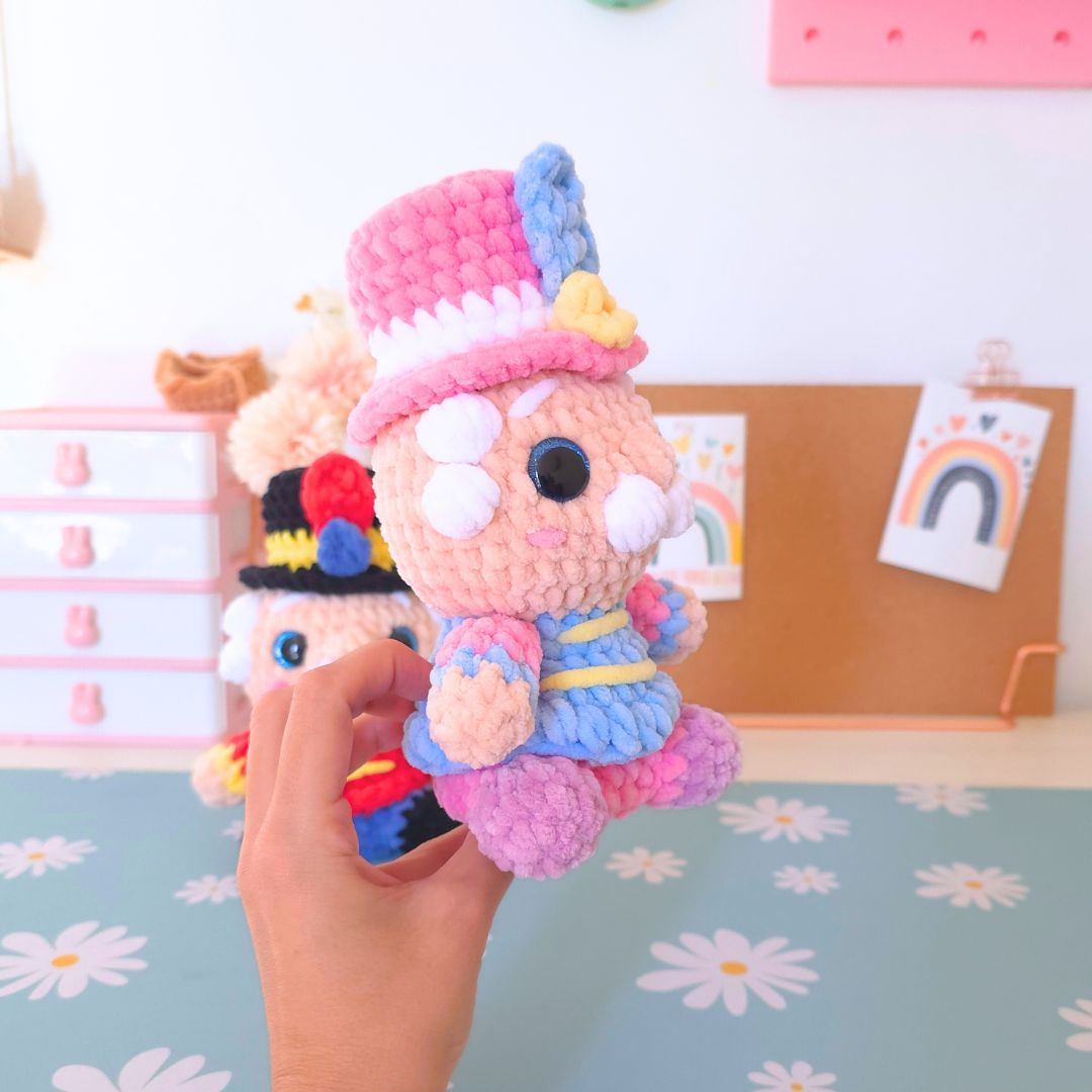Mini Nutcracker – Low-Sew Amigurumi Crochet Pattern PDF