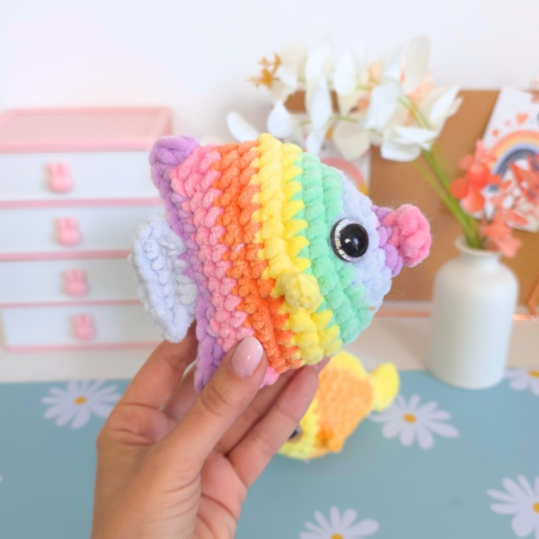 Cute Fish 3-in-1 No-Sew Amigurumi Crochet Pattern PDF - HUGurumi