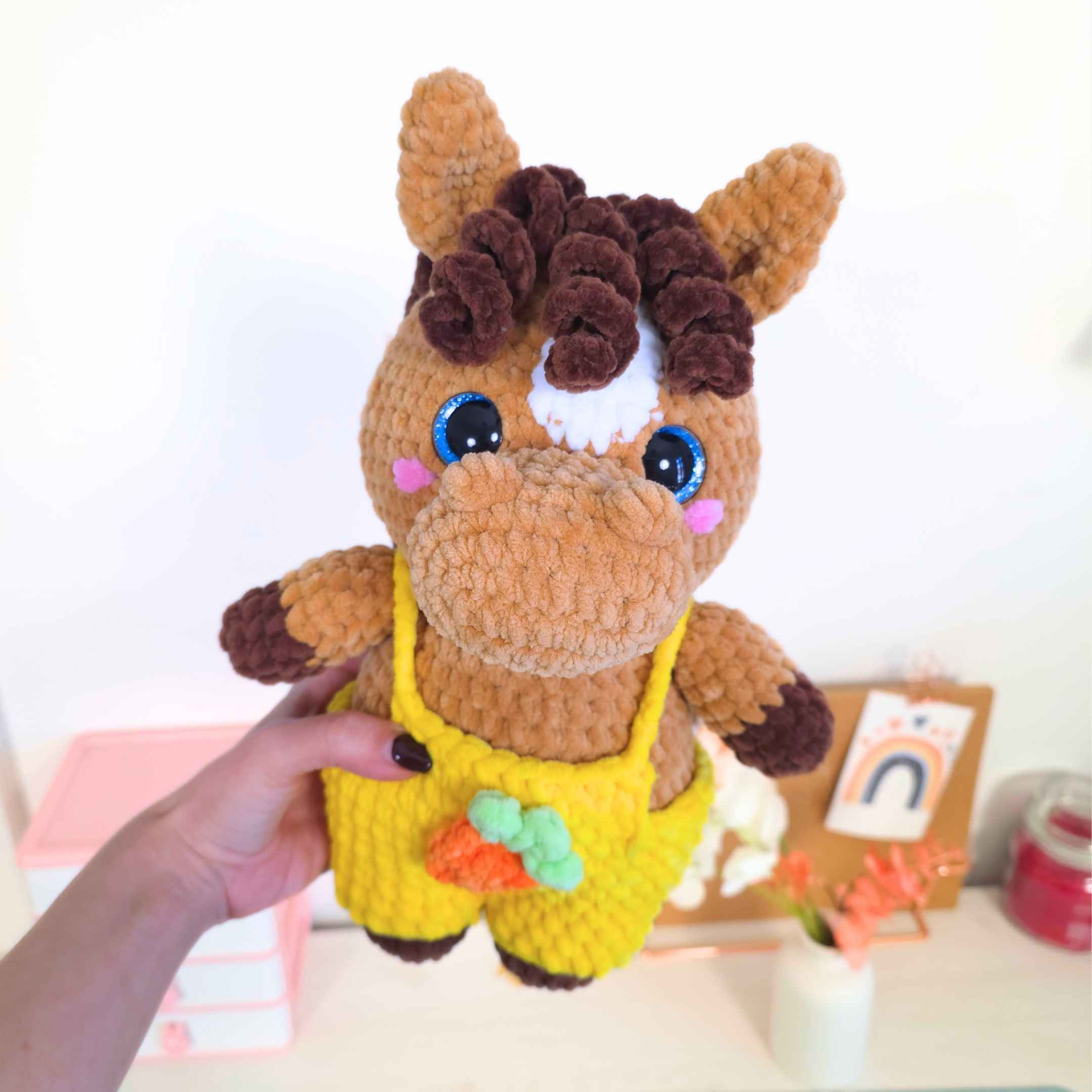 Cute Horse and Unicorn Low-Sew Amigurumi Crochet Pattern PDF - HUGurumi