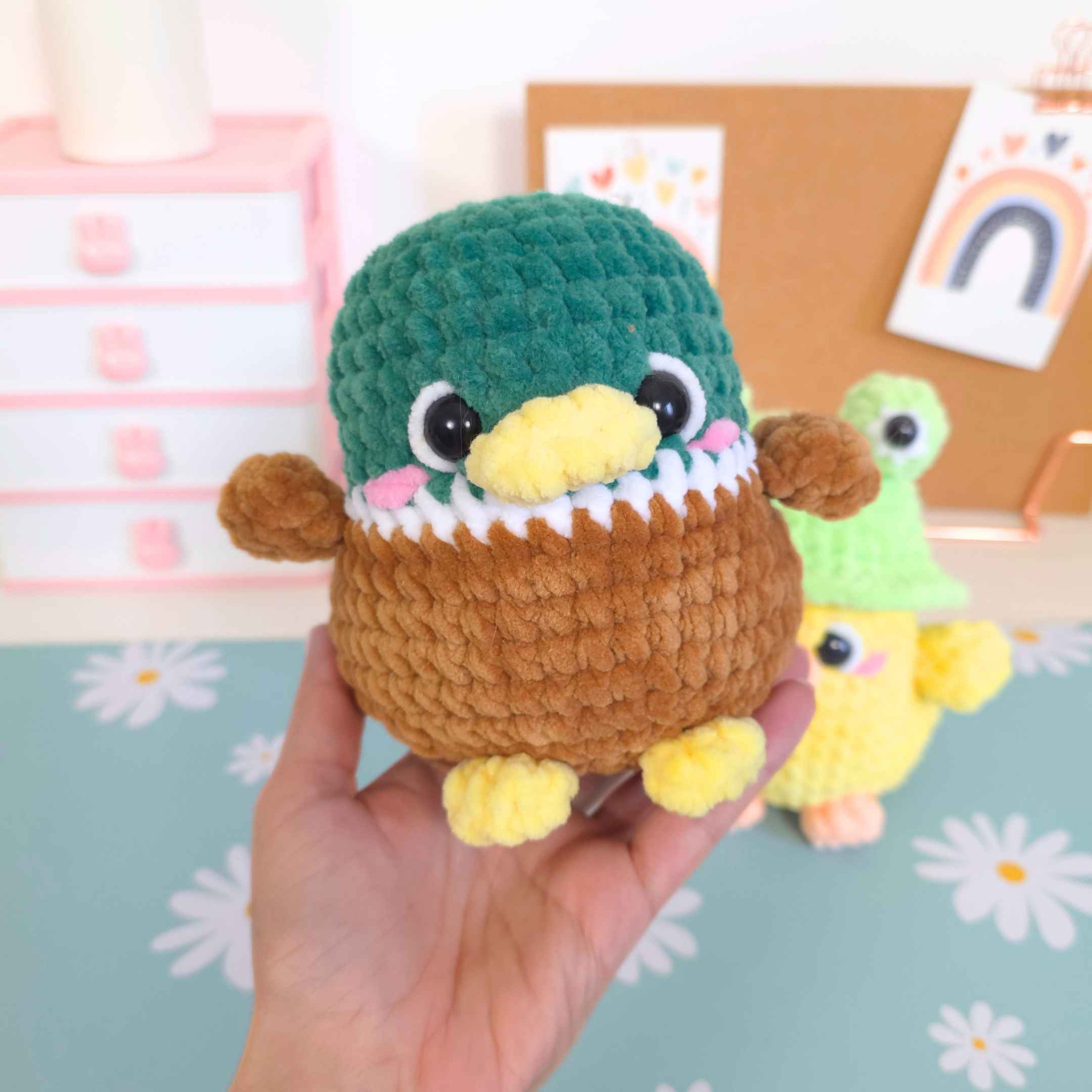 Cute Mallard and Duck No-Sew Amigurumi Crochet Pattern PDF - HUGurumi