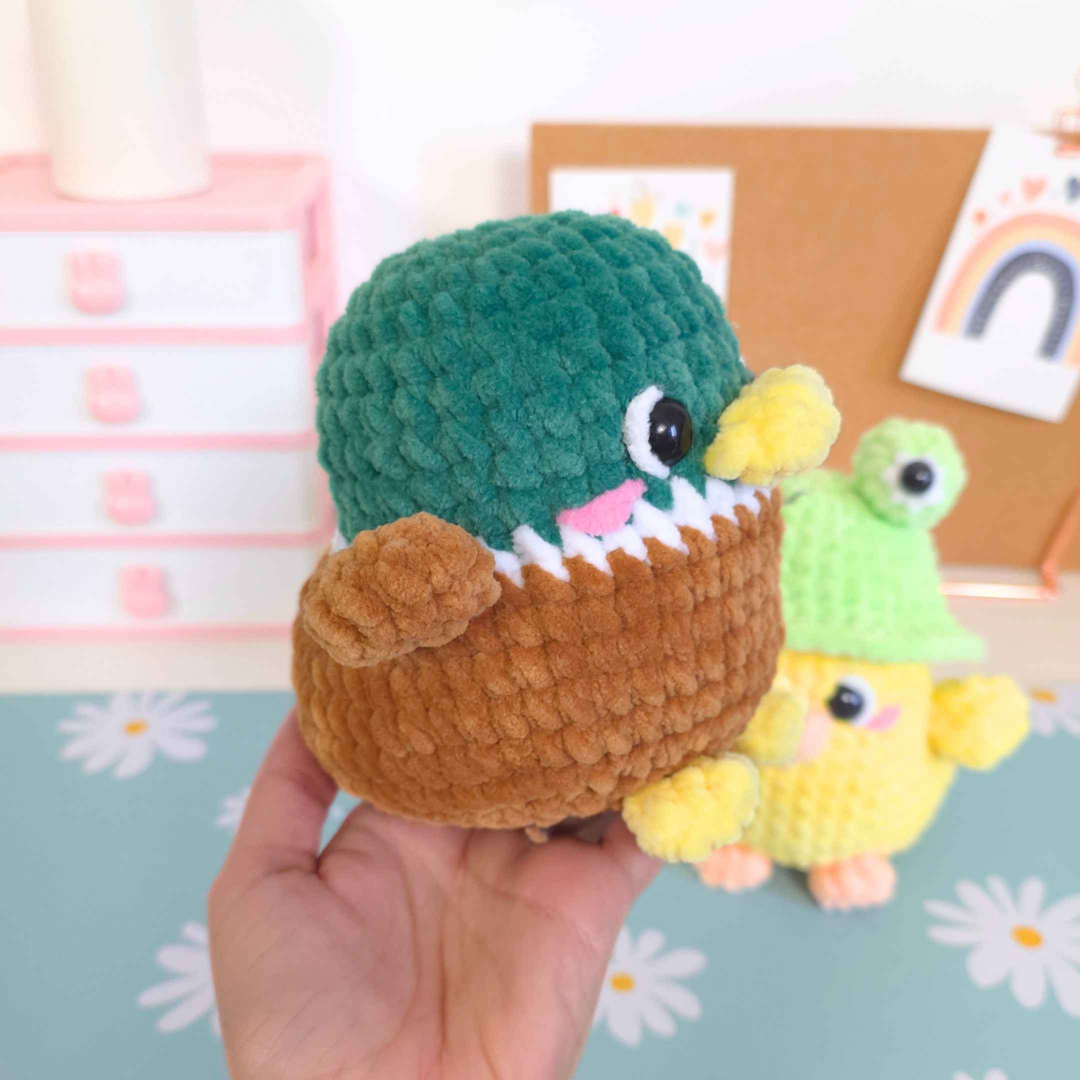 Cute Mallard and Duck No-Sew Amigurumi Crochet Pattern PDF - HUGurumi