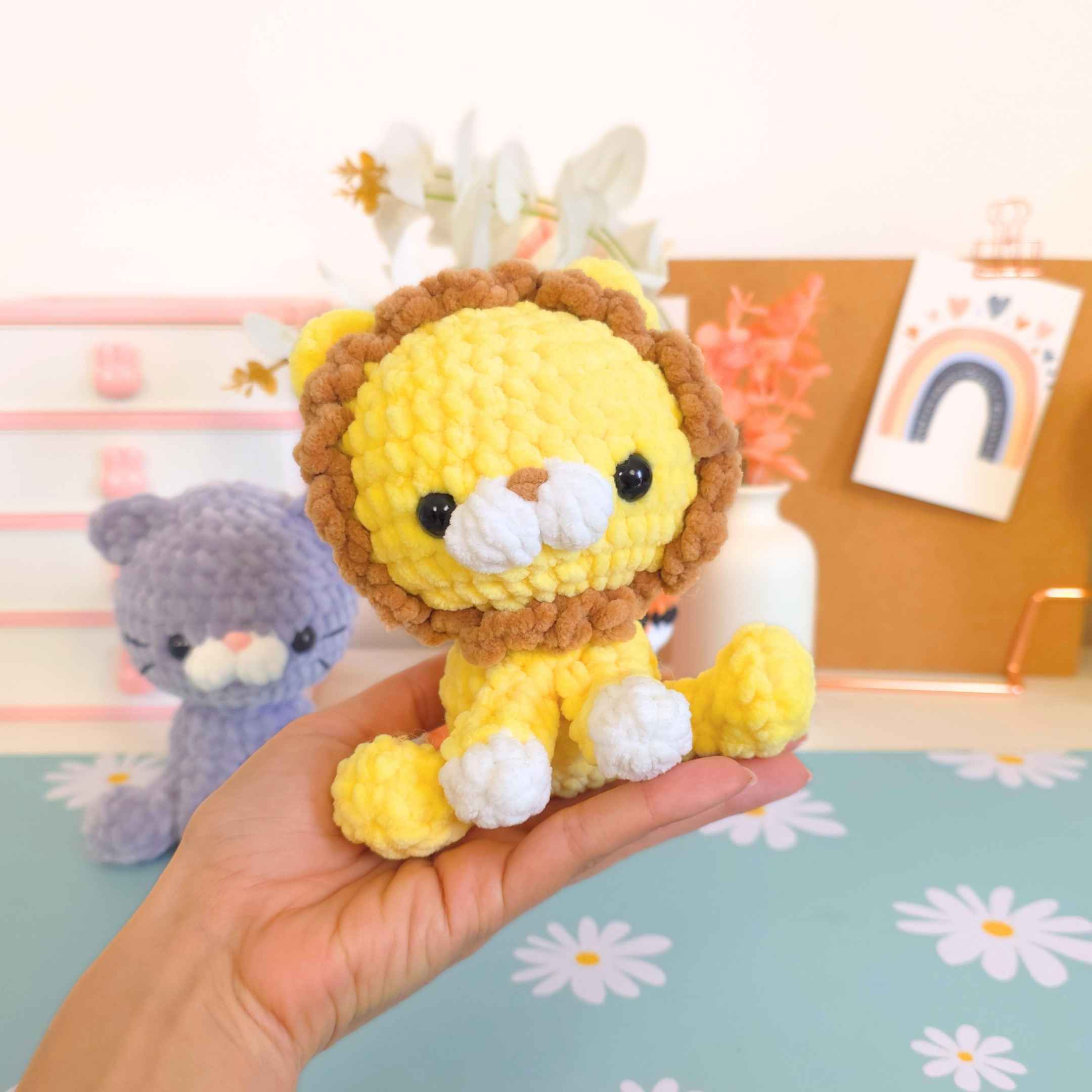 Cute Cat Lion Tiger No-Sew Amigurumi Crochet Pattern PDF Bundle - HUGurumi