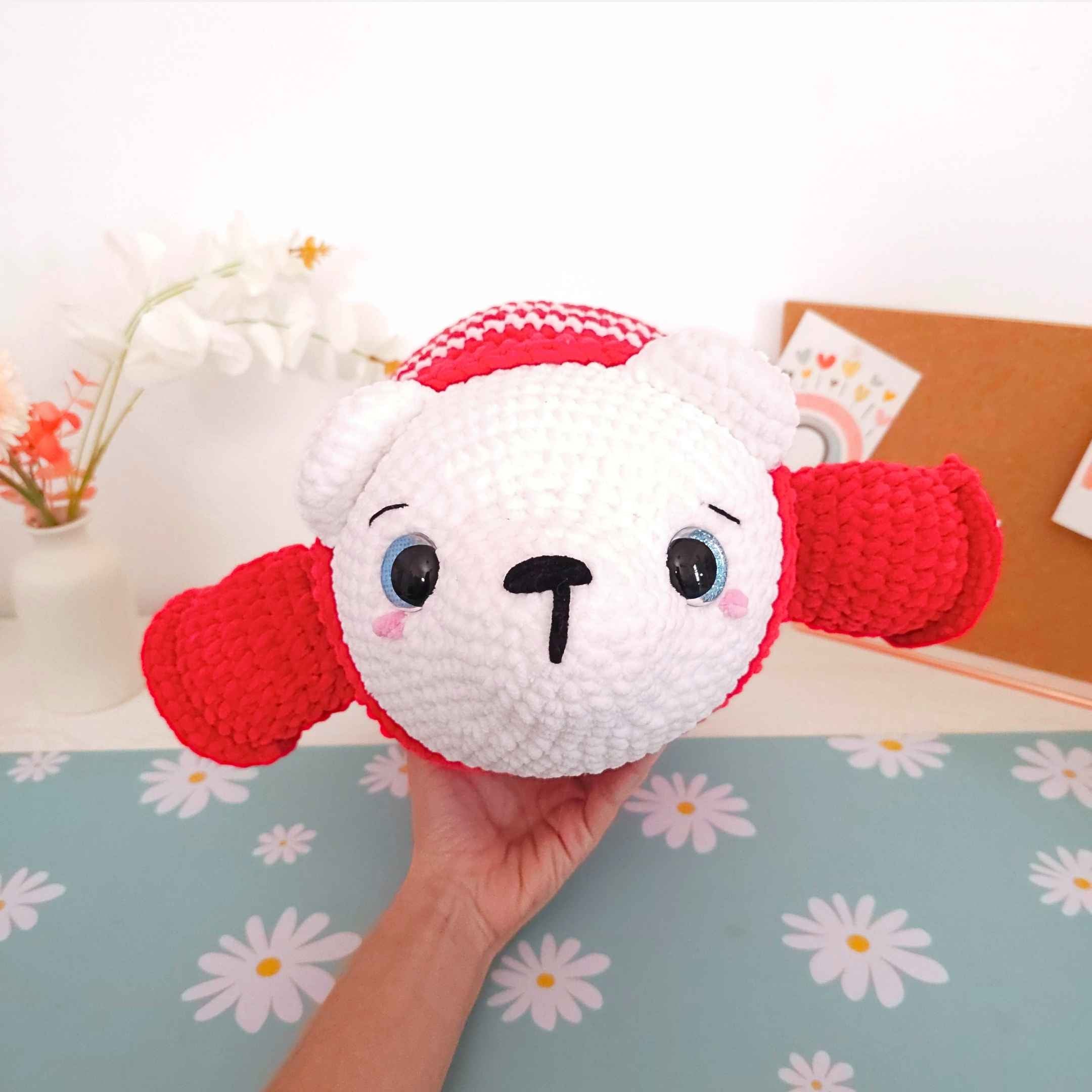 Cute Polar Bear Amigurumi Crochet Pattern PDF - HUGurumi