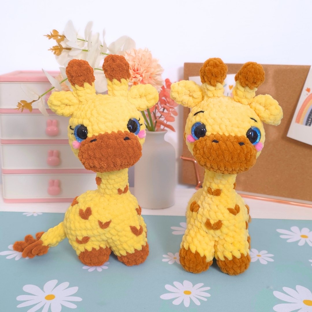 Little Giraffe – Low-Sew Amigurumi Crochet Pattern PDF