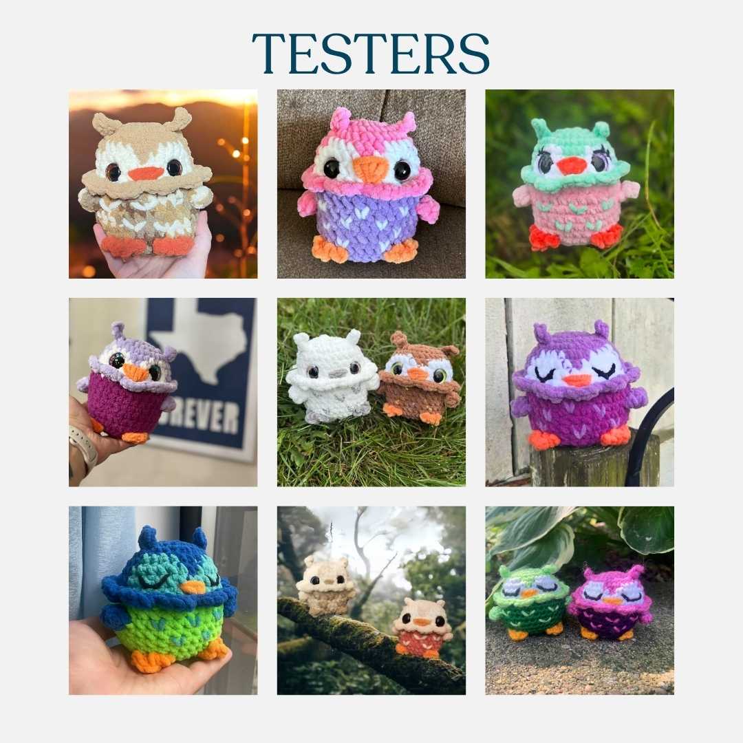 Cute Owl No-Sew Amigurumi Crochet Pattern PDF - HUGurumi