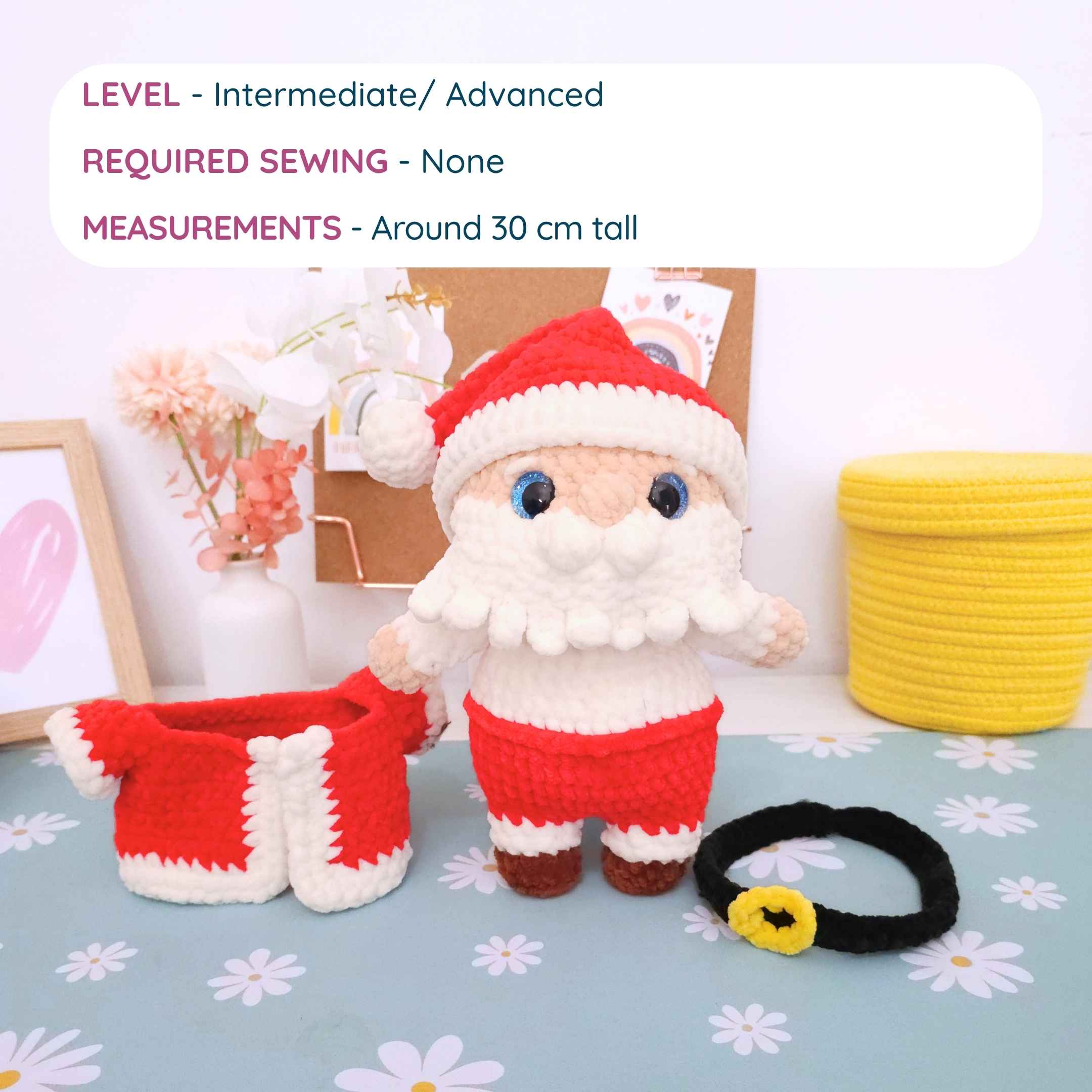Cute Santa and Mrs Claus Amigurumi Crochet Pattern PDF Bundle - HUGurumi